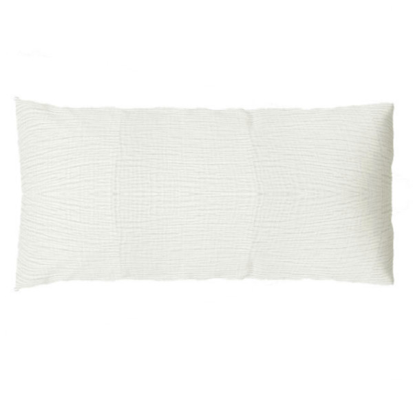 Kissenbezug 40/80 cm Musseline Bettwäsche weiß