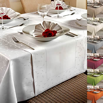Tischdecken Serviette VOLLZWIRN Damast Baumwolle Gastro Hotel Catering Hochzeit 