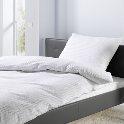 Seersucker Bettwäsche bügelfrei