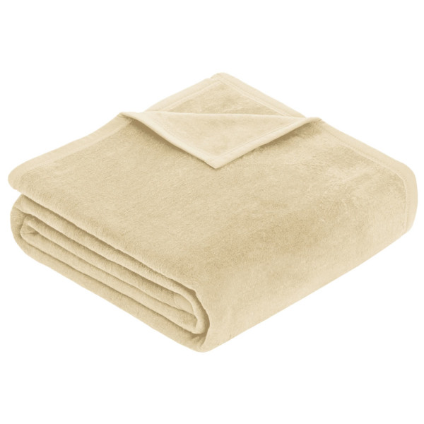 Porto 3560 Wolldecke Farbe creme von Ibena