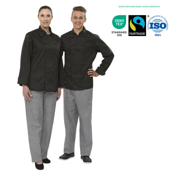 Kochjacke schwarz