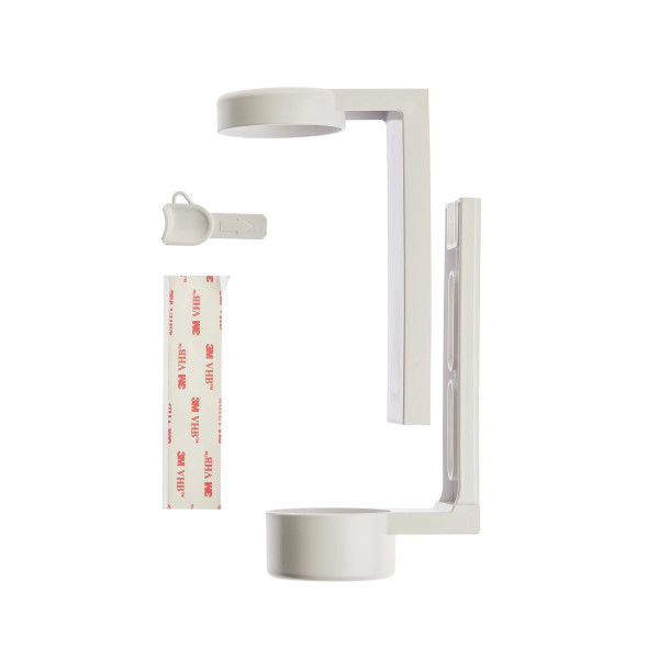 Spendersysthem Wandhalterung zum Ankleben,  für Kartuschen der Serie Prija Farbe weiß