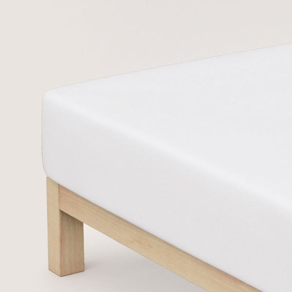 Jersey-Spannbettlaken von schlafgut – weiss