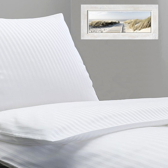 Hotel Bettwäsche 20 mm Streifen