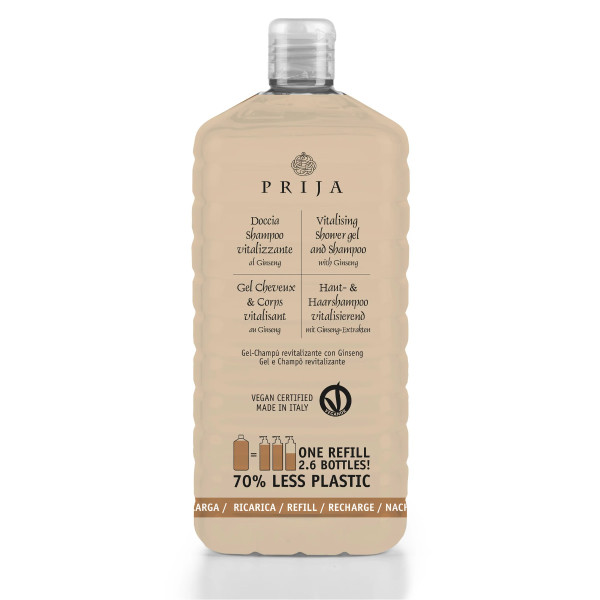 Prija - Shampoo-Duschgel 1 Liter Nachfüllflasche